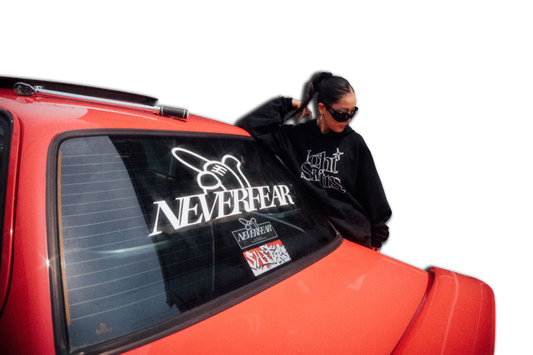 NEVERFEAR WINDOW BANNER